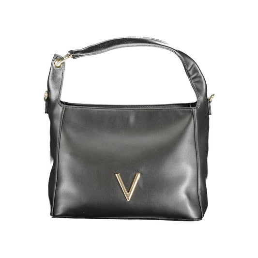 Mario Valentino Black Polyurethane Women's Shoulder Bag