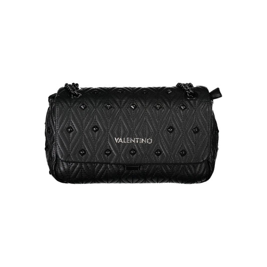 Mario Valentino Nero Poliuretano Woman Shoulder Bag