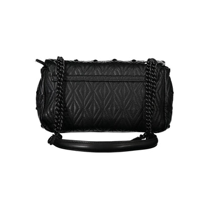 Mario Valentino Nero Poliuretano Woman Shoulder Bag