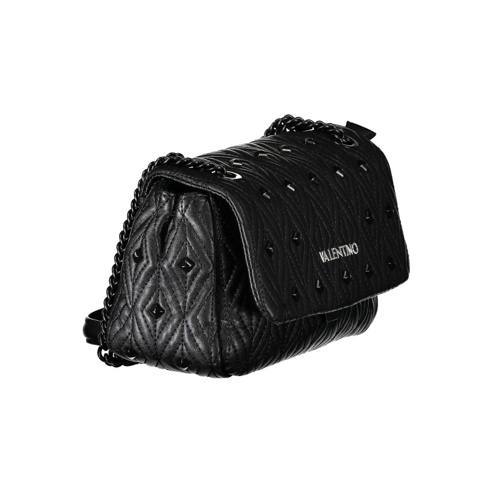 Mario Valentino Nero Poliuretano Woman Shoulder Bag