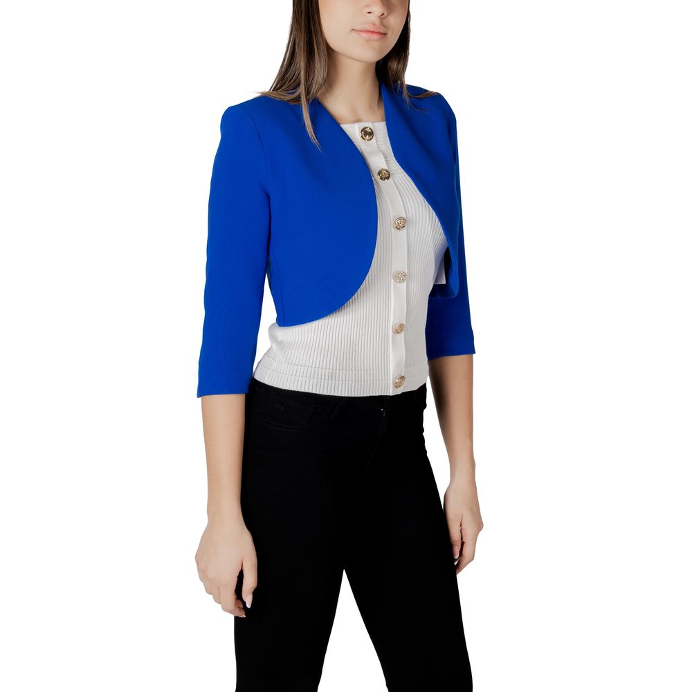 Morgan De Toi Blue Polyester Cloacks 1728,34 | XXS,71956299936,Blue,Cloaks - Jackets & Coats - Clothing,Clothing,IT36|XXS,Jackets & Coats - Clothing,Morgan De Toi,New with tags,Women
