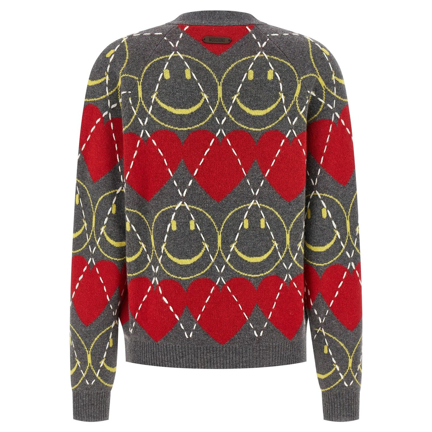 Moschino Multicolor Wool Cardigan