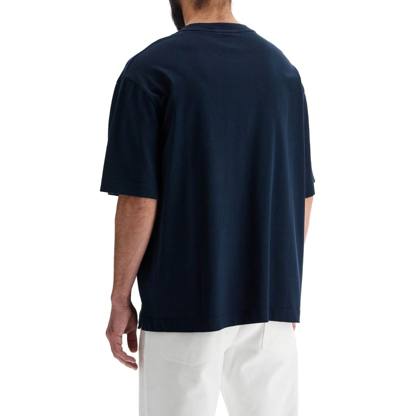 Maison Kitsune oversized t-shirt with gradient logo Topwear Maison Kitsune