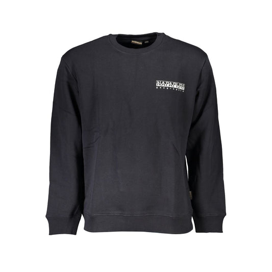 Napapijri Black Cotton Men Sweatshirt
