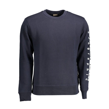 Napapijri Blue Cotton Men's Sweatshirt