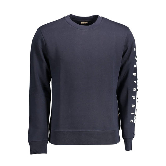 Napapijri Blue Cotton Men's Sweatshirt Napapijri