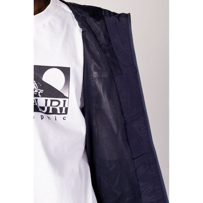 Napapijri Blue Polyester Shell Jacket