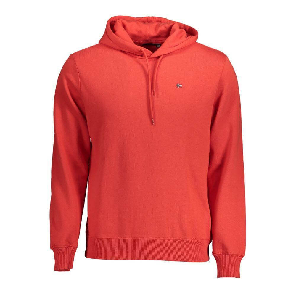 Napapijri Rosso Cotton Men's Sweatshirt