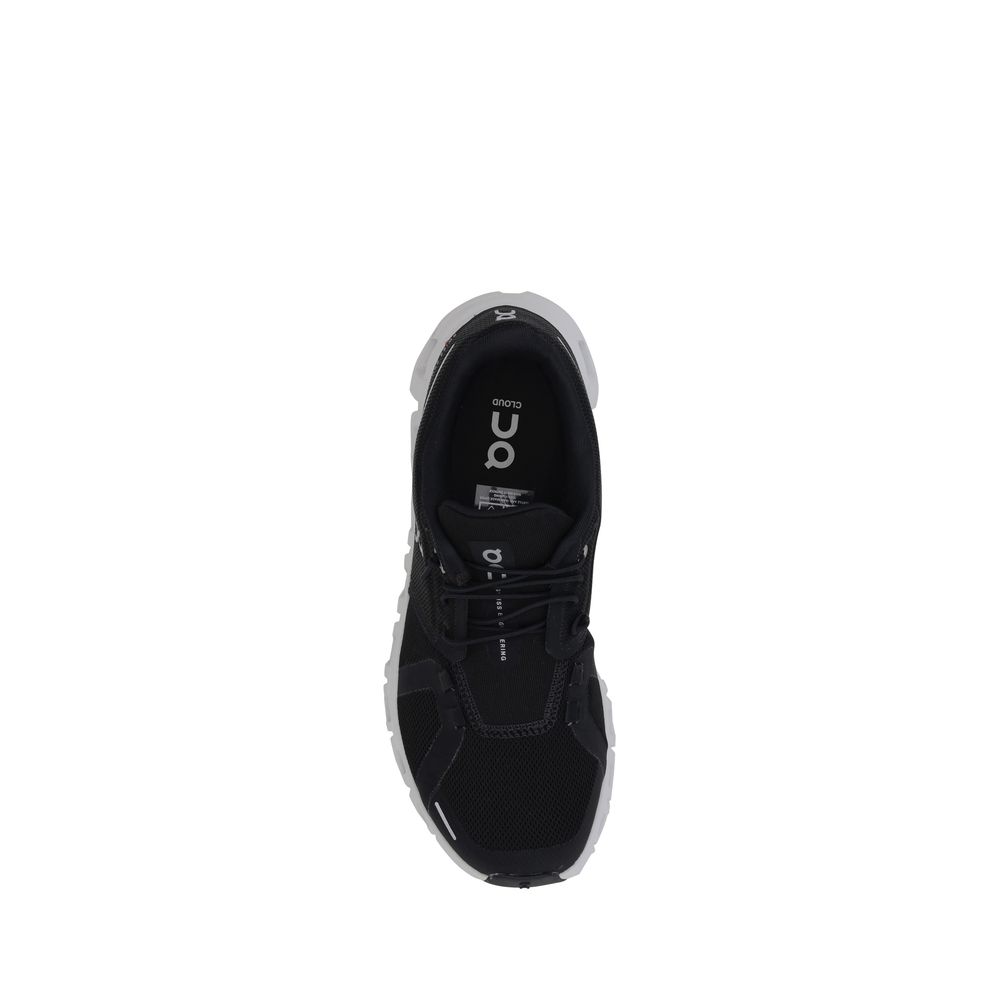 ON Black Polyester Athletic Sneakers ON