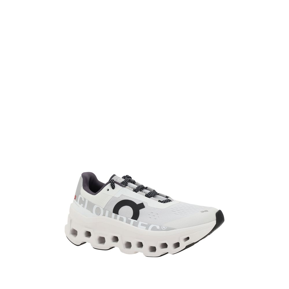 ON White Polyester Athletic Sneakers ON