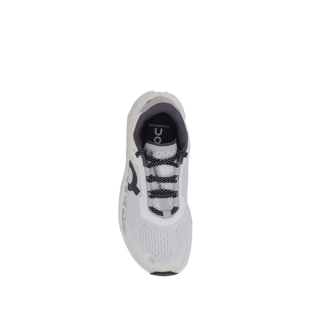 ON White Polyester Athletic Sneakers ON