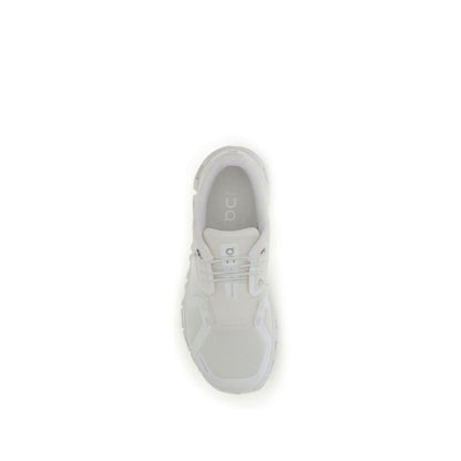 ON White Recycled Polyester Athletic Sneakers ON