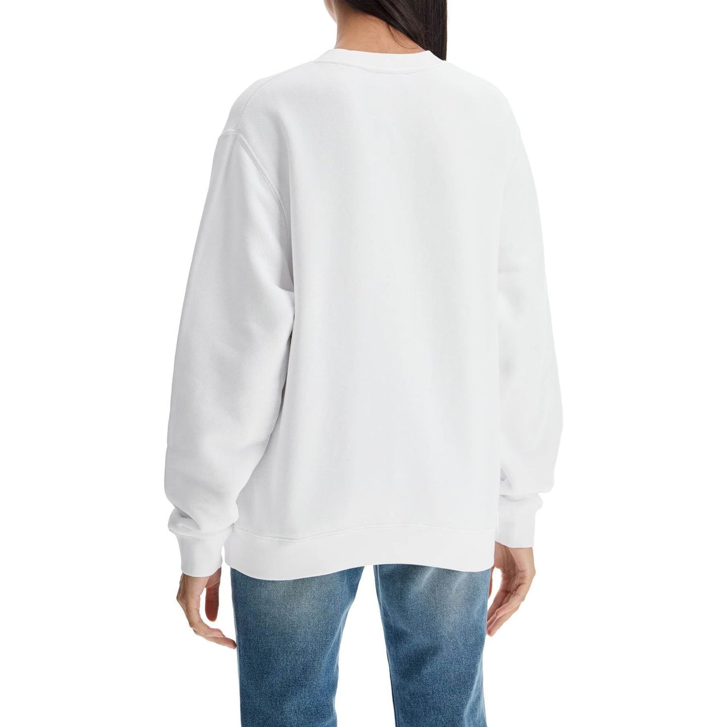 Off White Off-White crewneck sweatshirt with Topwear Off White