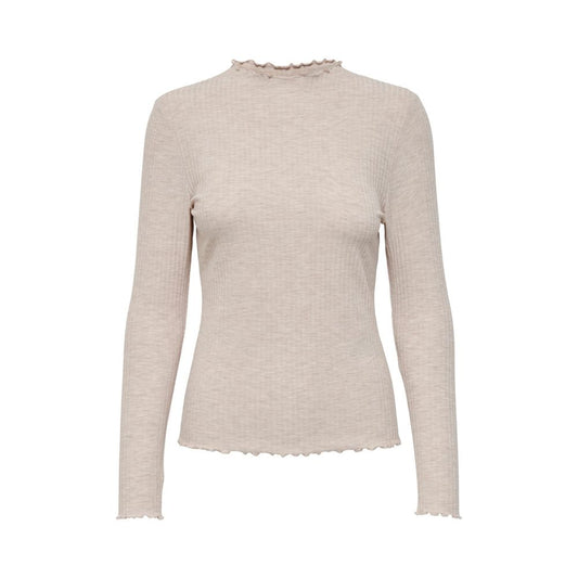 Only Beige Polyester Turtleneck 1728,71956299936,Beige,Clothing,IT38|XS,IT40|S,New with tags,Only,Sweaters - Clothing,Turtlenecks - Sweaters - Clothing,Women,XL