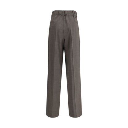 P.A.R.O.S.H. Gray Elastane Dress Pants P.A.R.O.S.H.