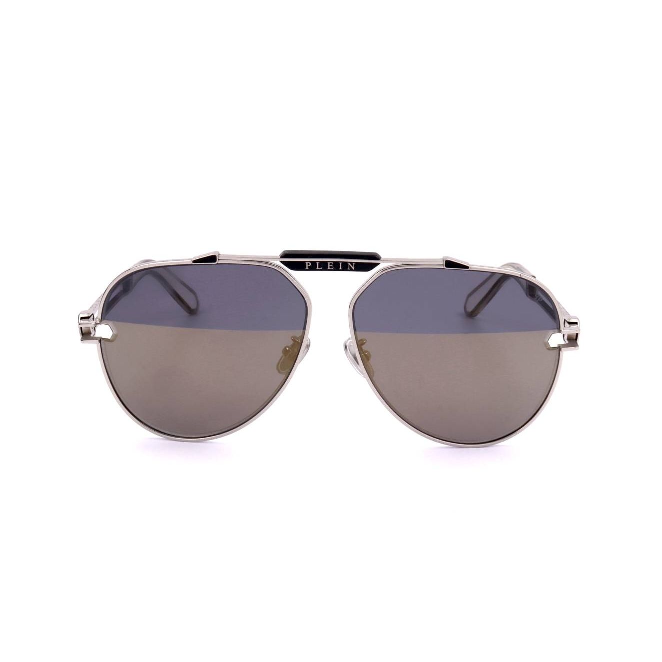 PHILIPP PLEIN SUNGLASSES Mod. SPP048M SHINY PALLADIUM
