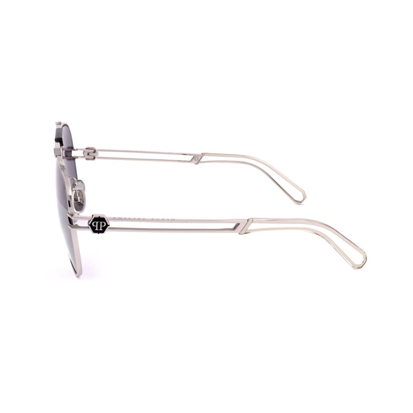 PHILIPP PLEIN SUNGLASSES Mod. SPP048M SHINY PALLADIUM