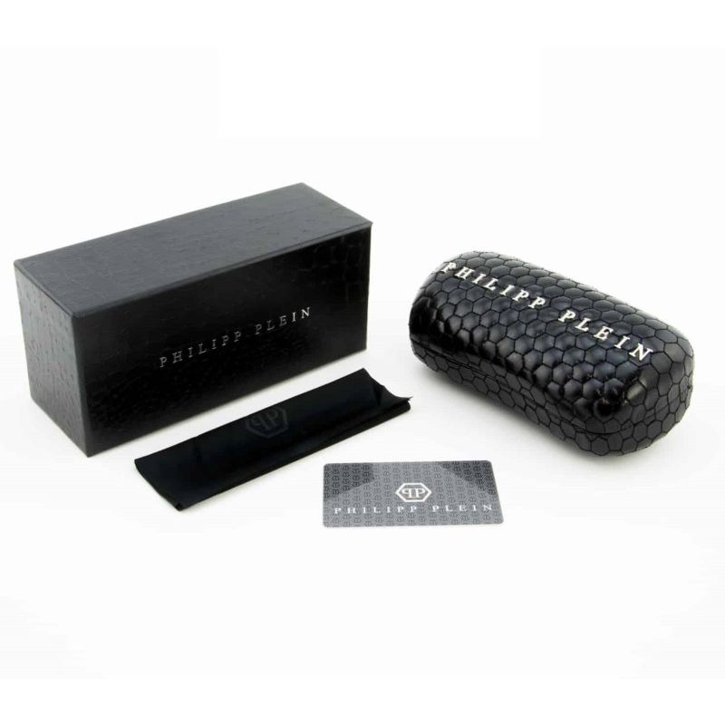 PHILIPP PLEIN SUNGLASSES Mod. SPP048M SHINY PALLADIUM