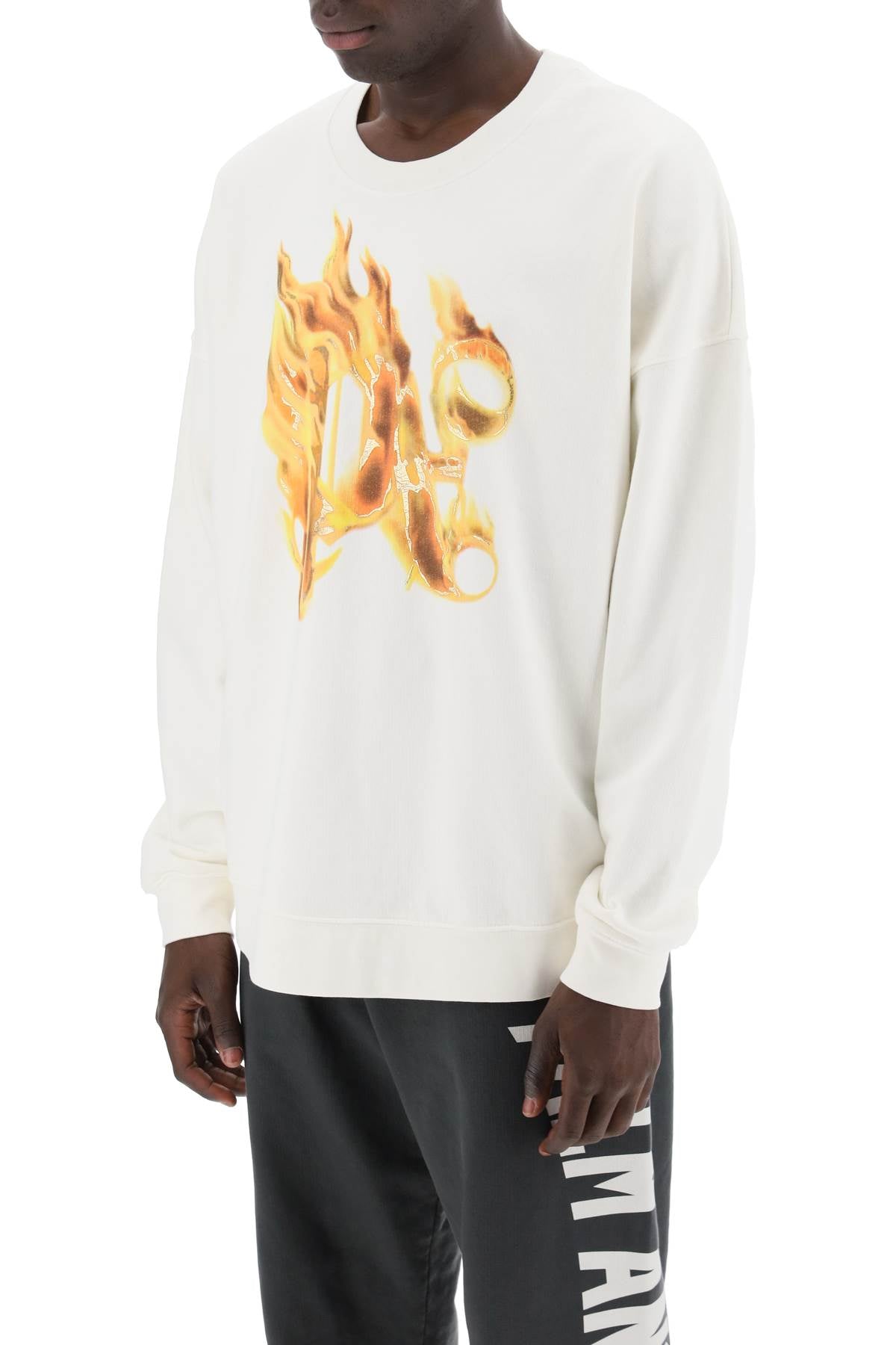 Palm Angels "burning monogram crewneck Topwear Palm Angels