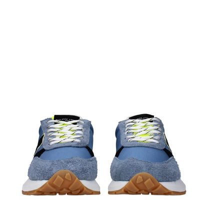 Philippe Model Blue Fabric Athletic Sneakers