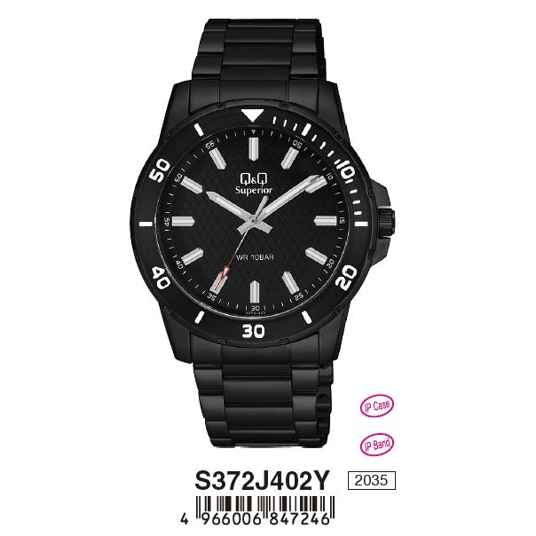 Q&Q SUPERIOR Mod. S372J402Y Gent,READY STOCKED WATCHES,Wristwatch