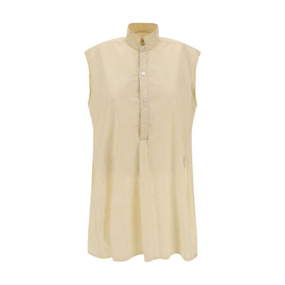 Quira Cream Cotton Shirt Quira
