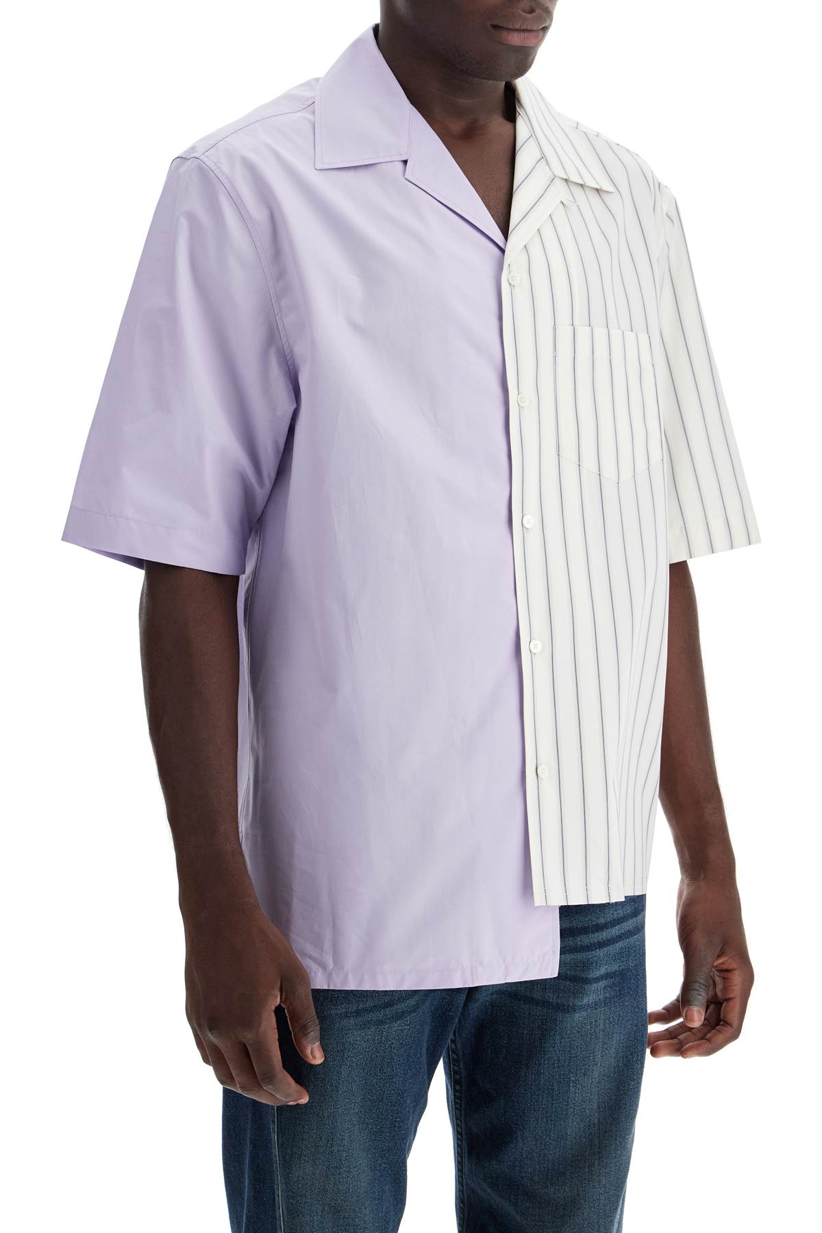 Lanvin asymmetric bowling shirt with Shirts Lanvin