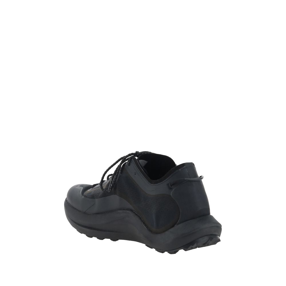 ROA Black Rubber Athletic Sneakers ROA