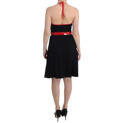 Roccobarocco Black belted palladio dress Roccobarocco