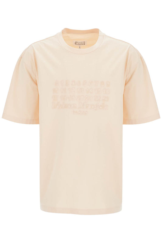 Maison Margiela embroidered numeric logo t-shirt