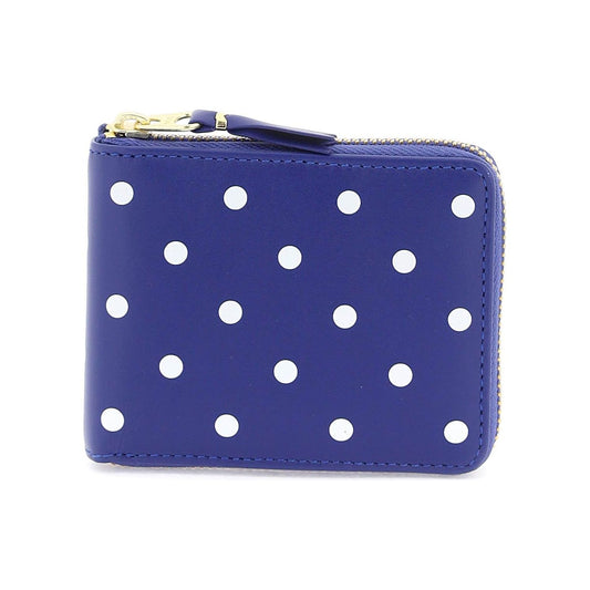 Comme Des Garcons Wallet polka dot zip around wallet with Small Leather Goods Comme Des Garcons Wallet