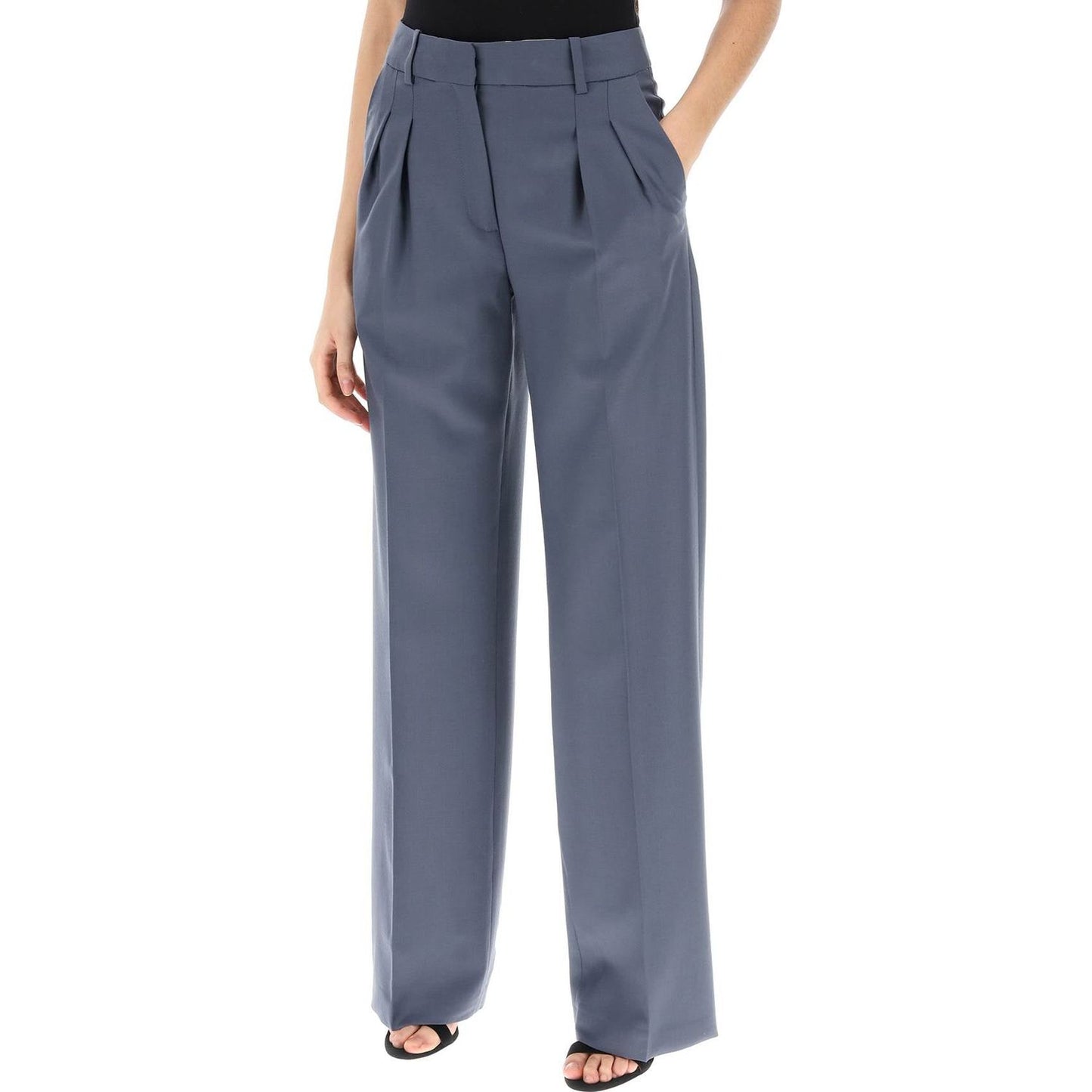 Loulou Studio sbiru double pleat trousers Trousers Loulou Studio