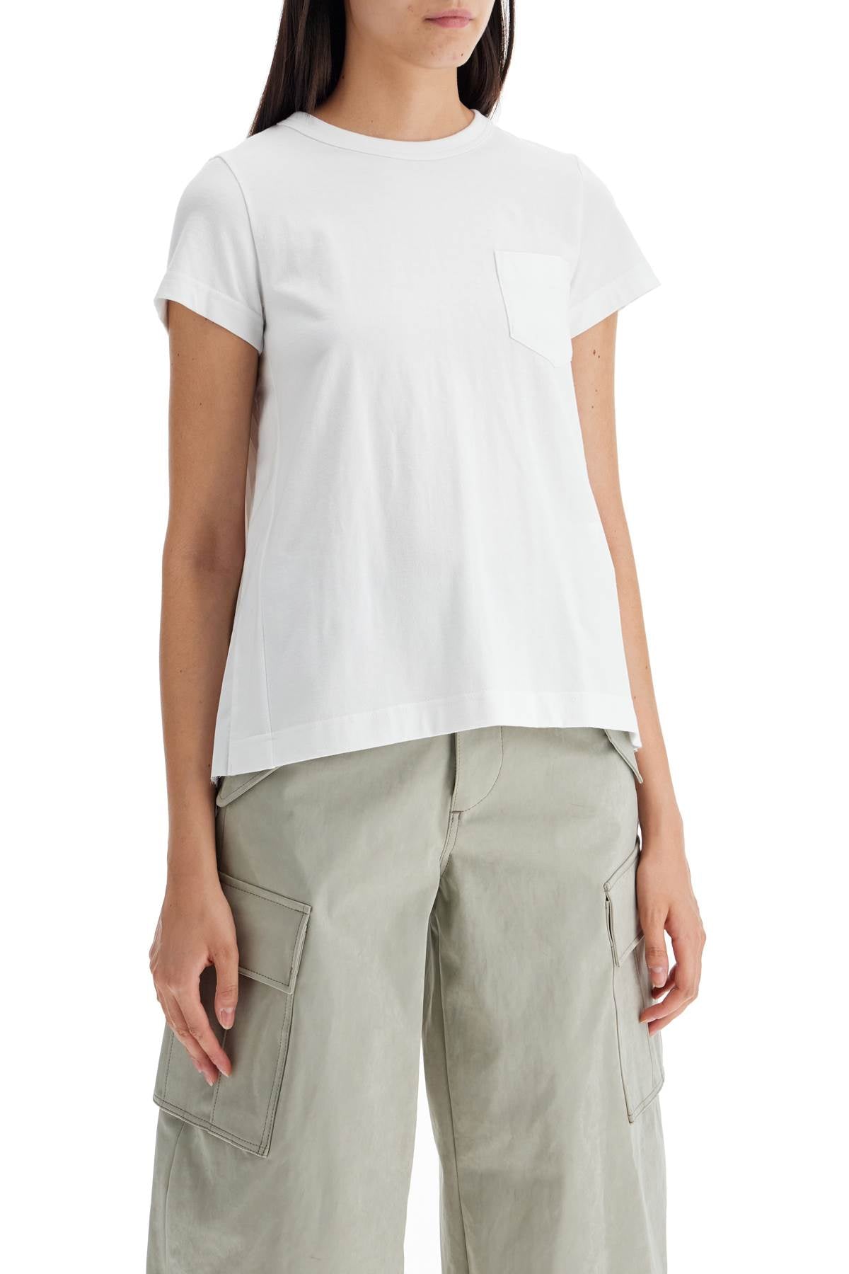 Sacai pleated back t-shirt Topwear Sacai