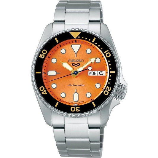 SEIKO 5 Mod. SPORTS AUTOMATIC DAY & DATE - ORANGE WATCHES SEIKO 5