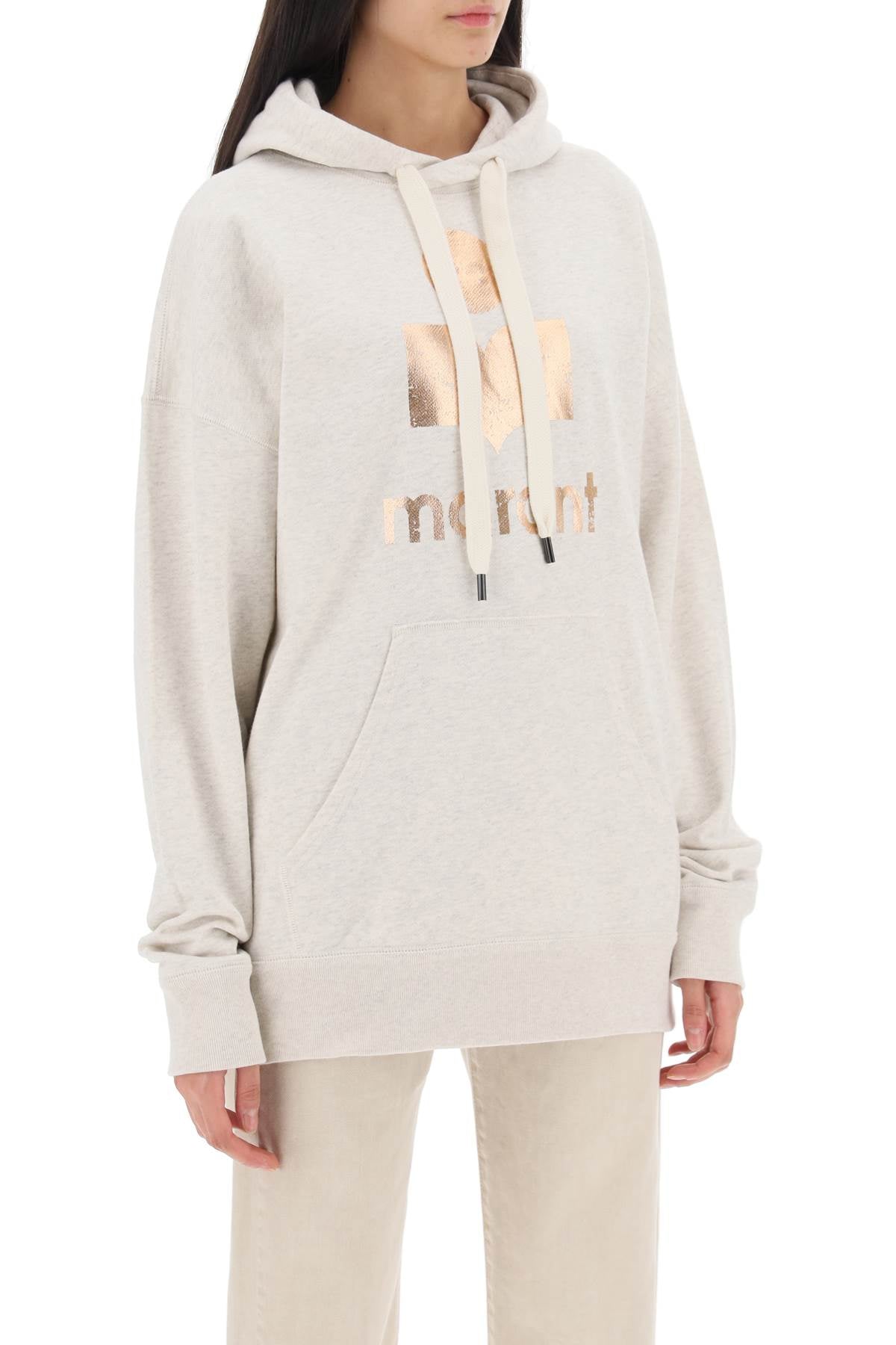 Isabel Marant Etoile mansel sweatshirt with metallic logo Topwear Isabel Marant Etoile