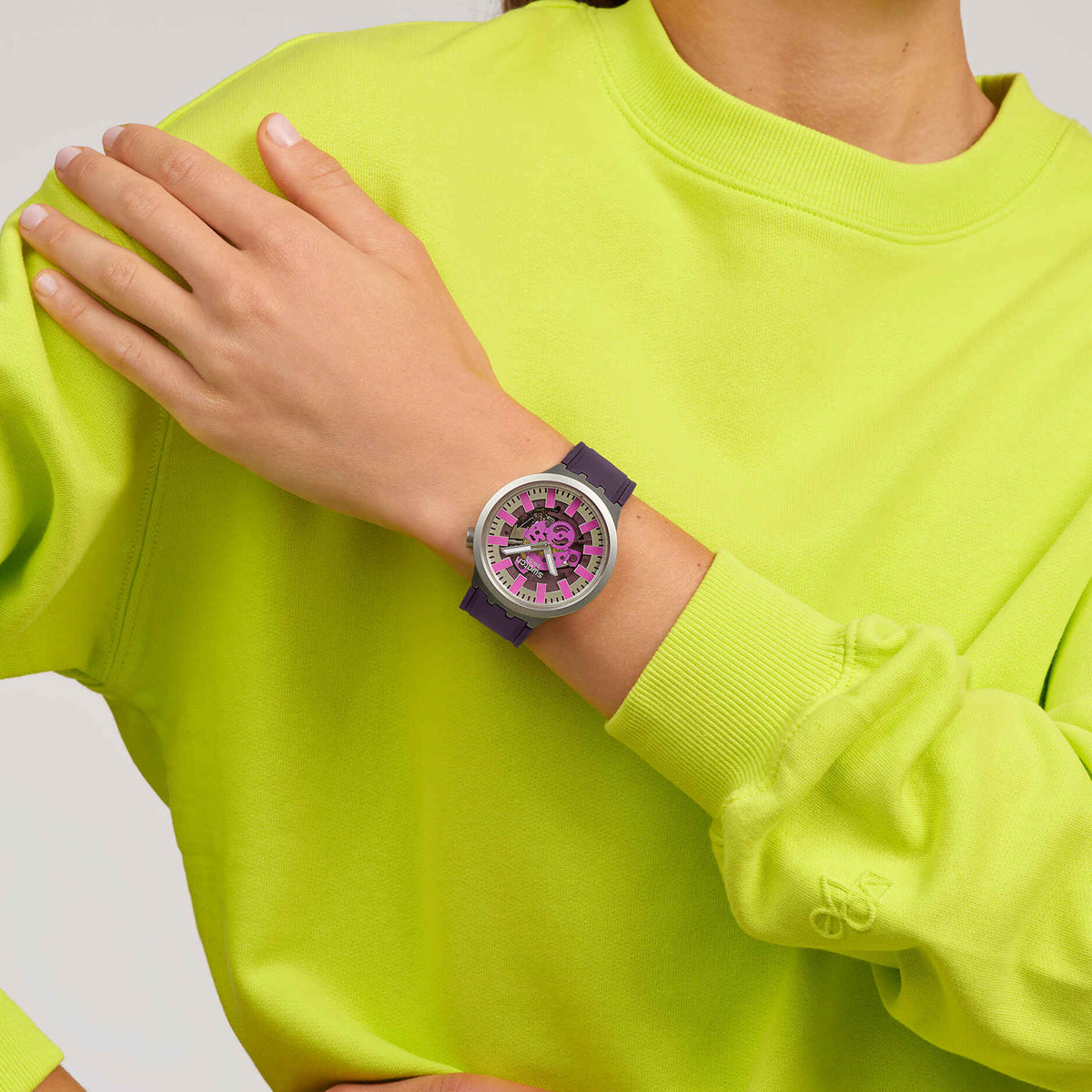 SWATCH Mod. AUDACIOUS ACAI READY STOCKED WATCHES,Wristwatch
