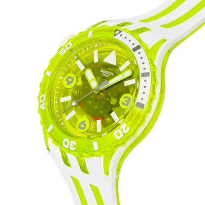 SWATCH Mod. EGG YOLK READY STOCKED WATCHES,Wristwatch