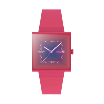 SWATCH Mod. SQUARELY BERRY READY STOCKED WATCHES,Wristwatch