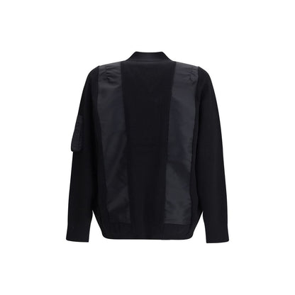 Sacai Black Cotton Bomber Sacai