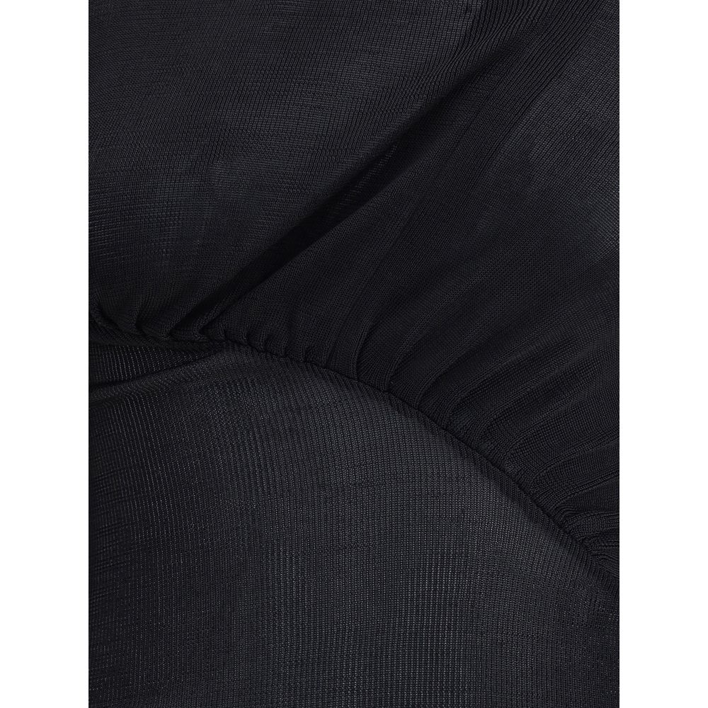 Self-Portrait Black Viscose Top Self-Portrait