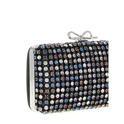 Self-Portrait Multicolor Polyester Clutch Bag