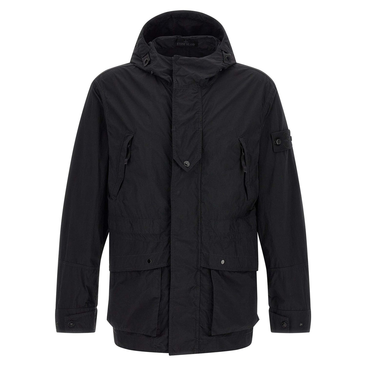 Stone Island Black Polyamide Shell Jacket