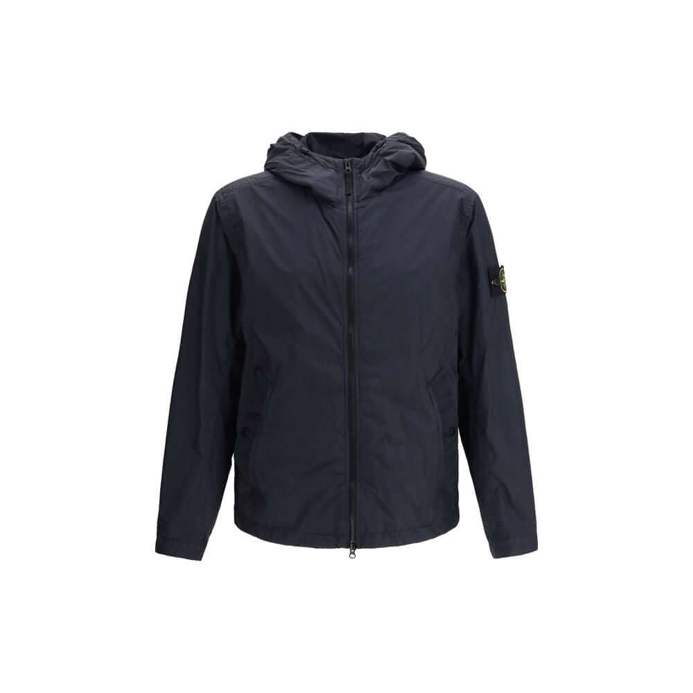 Stone Island Blue Polyamide Shell Jacket