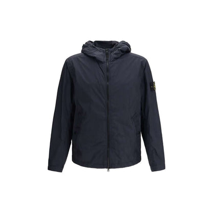 Stone Island Blue Polyamide Shell Jacket