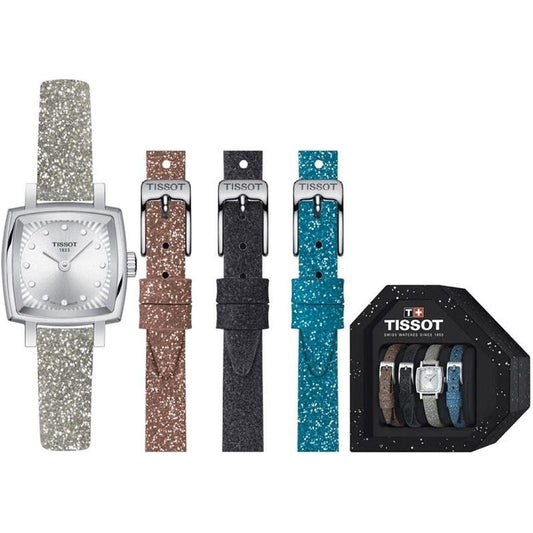 TISSOT Mod. LOVELY W-Diamonds Special pack + 3 extra straps WATCHES TISSOT