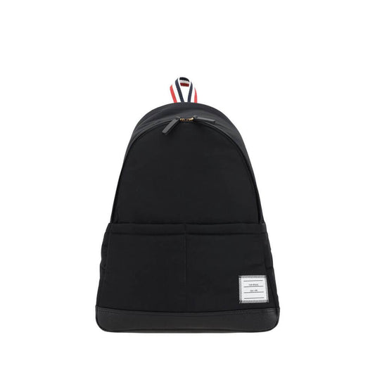 Thom Browne Black Polyester Backpack