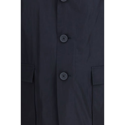 Thom Browne Blue Polyester Coat 1,1728,2,3,4,72470364320,Blue,Clothing,Coats - Jackets & Coats - Clothing,Jackets & Coats - Clothing,Men,New with tags,Thom Browne