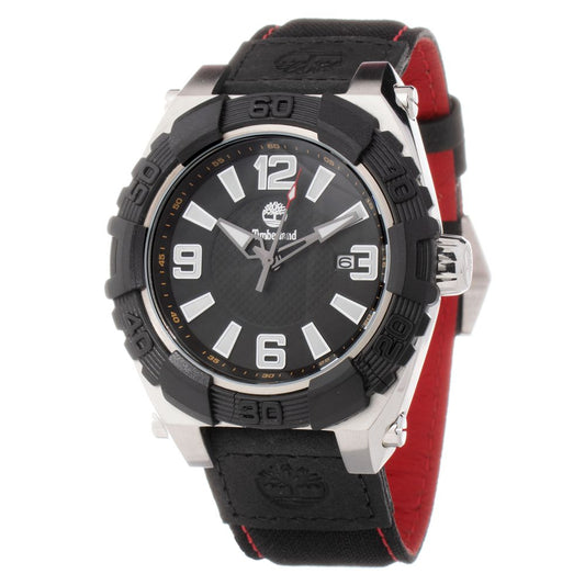 Timberland Black Leather Sport Watch Timberland