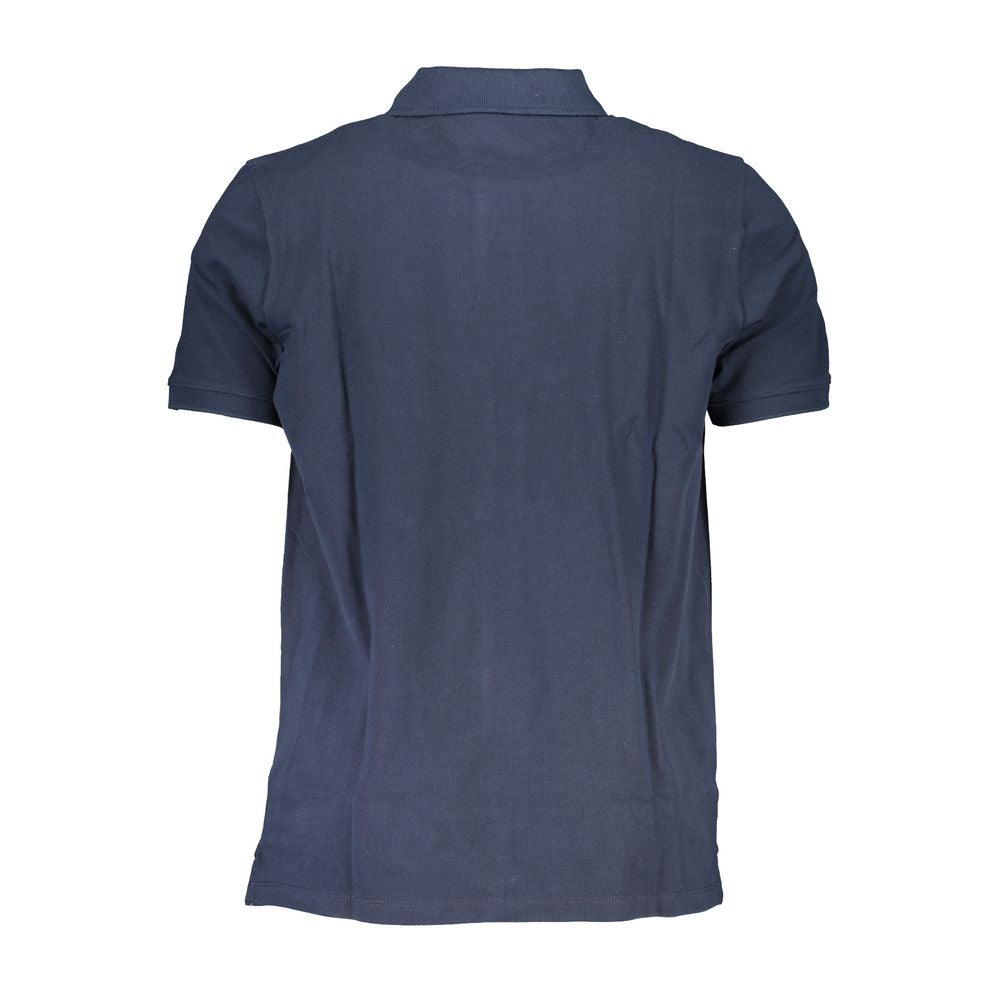 Timberland Blue Organic Cotton Men Polo Shirt