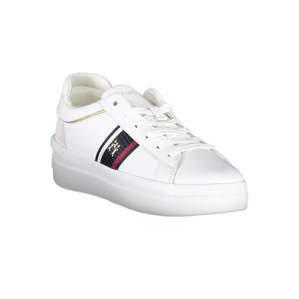 Tommy Hilfiger Bianco Polyester Women Sneaker